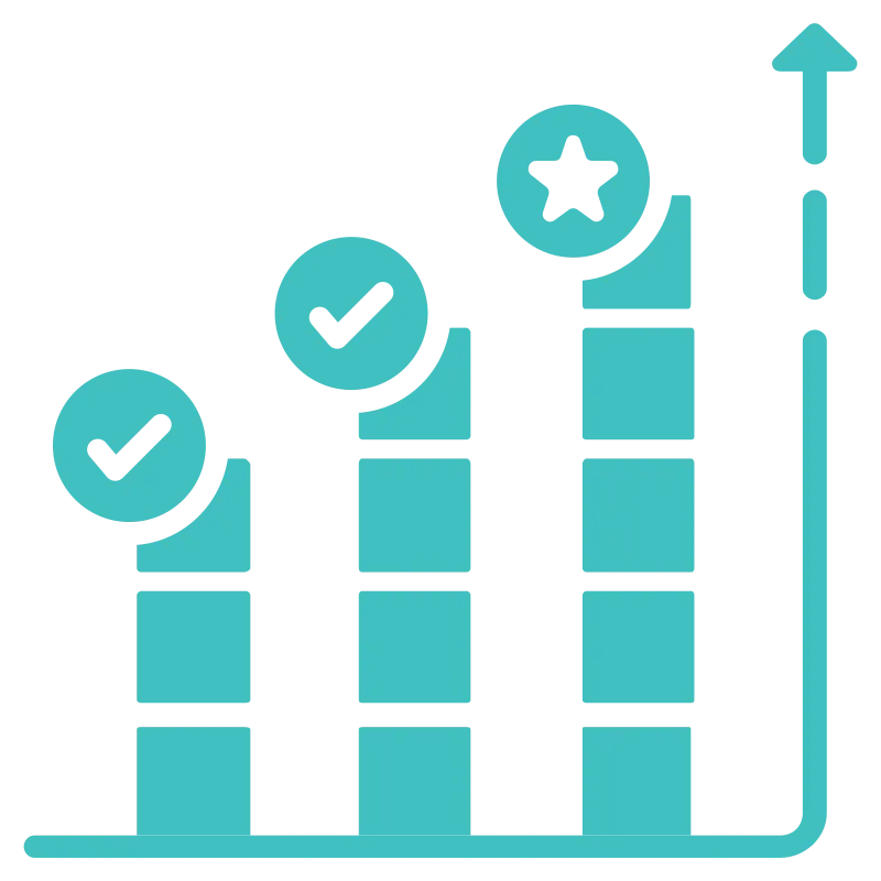 Business growth icon illustration