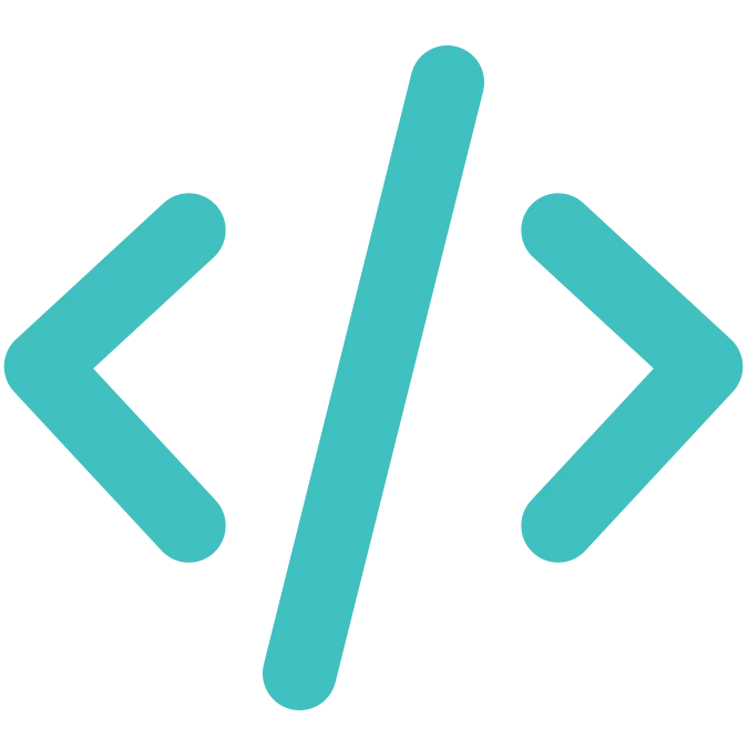 Code development icon illustration